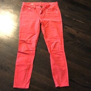 Orange Toothpick Jeans